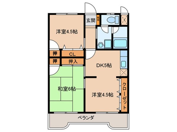 ウイングビルの物件間取画像